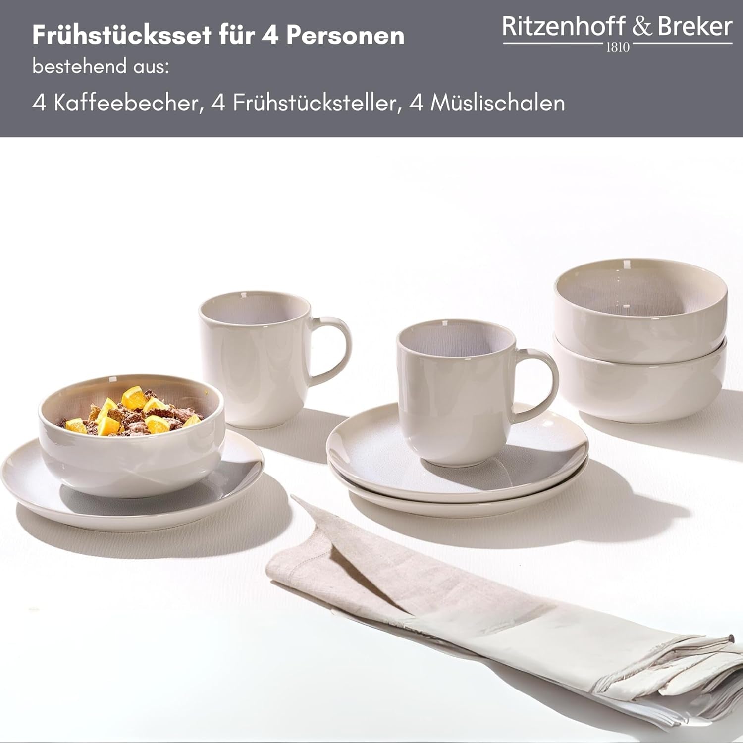Ritzenhoff & Breker Laredo Ontbijtset, 12-delig - DS