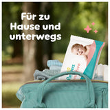 Pampers Sensitive Vochtige Doekjes, 6 pakjes van 80 doekjes = 480 doekjes, ongeparfumeerd, voor zachte, zachte reiniging