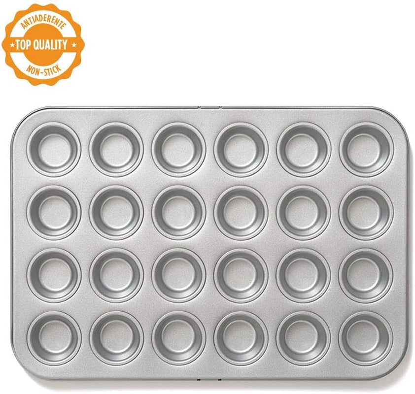 0070035 RUGFORM VOOR 24 MINI MUFFINS 38,5 X 26 X 2 H CM Bakvormen en bakplaten Naty Shop
