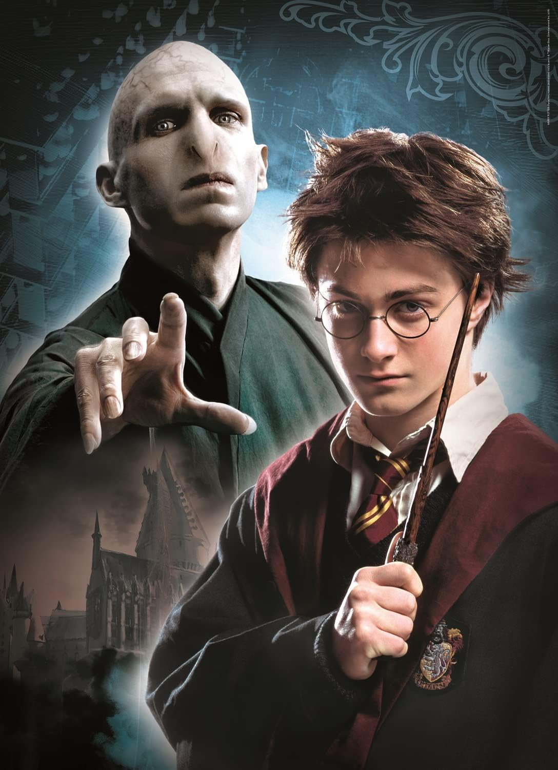 Clementoni 61884 Harry Potter - puzzel van 3 x 1000 stukjes vanaf 9 jaar, kleurrijke puzzel voor volwassenen met felle kleuren, behendigheidsspel voor het hele gezin, geweldig cadeau-idee puzzel Naty Shop