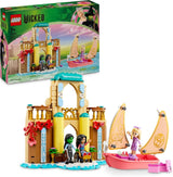 LEGO Wicked Glinda, Elphaba en Nessarose van de Shiz Universiteit Zeilboot en 3 figuren Speelgoedboot Cadeau voor meisjes en jongens 7 jaar oude poppenhuisliefhebbers 75681 Bouwsets Bekijk de standaardtitel van de LEGO Store