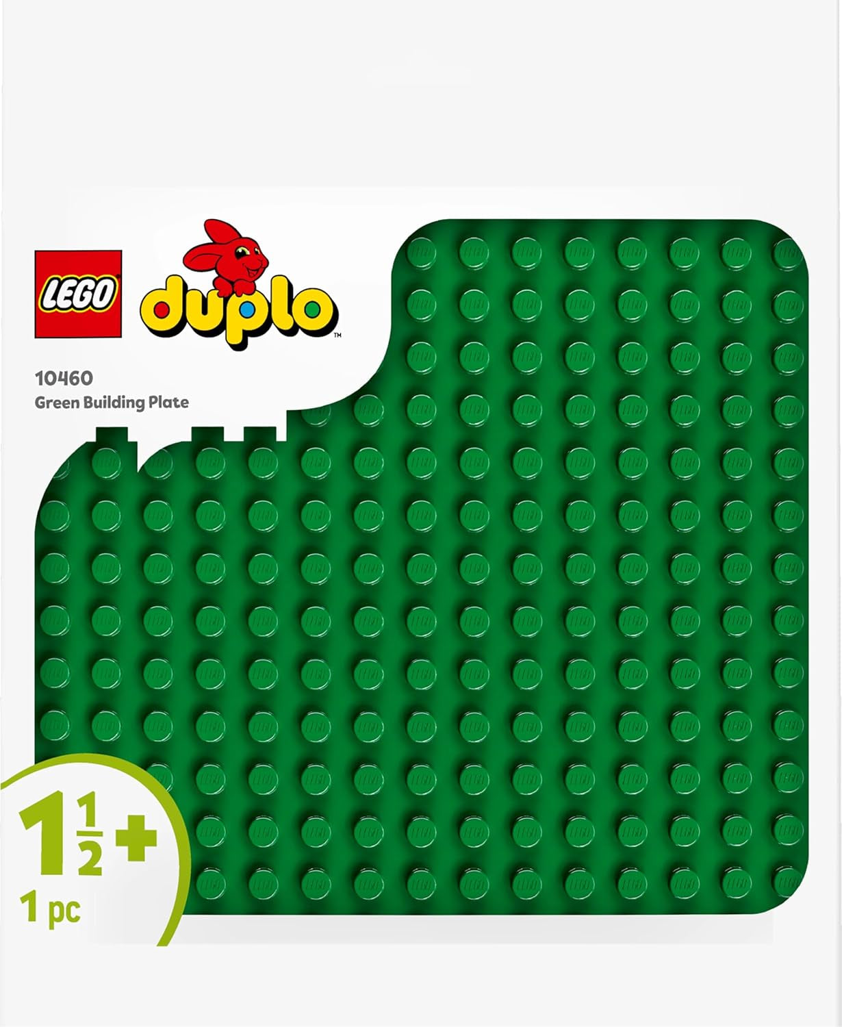 LEGO DUPLO bouwplaat in het groen, Bouwspeelgoed voor peuters vanaf 18 maanden, Voor het tentoonstellen van modellen, Laat kleuters creatief bouwen en fantasierijk spelen, Educatief speelgoed 10460 Bouwsets Besuche den LEGO-Store