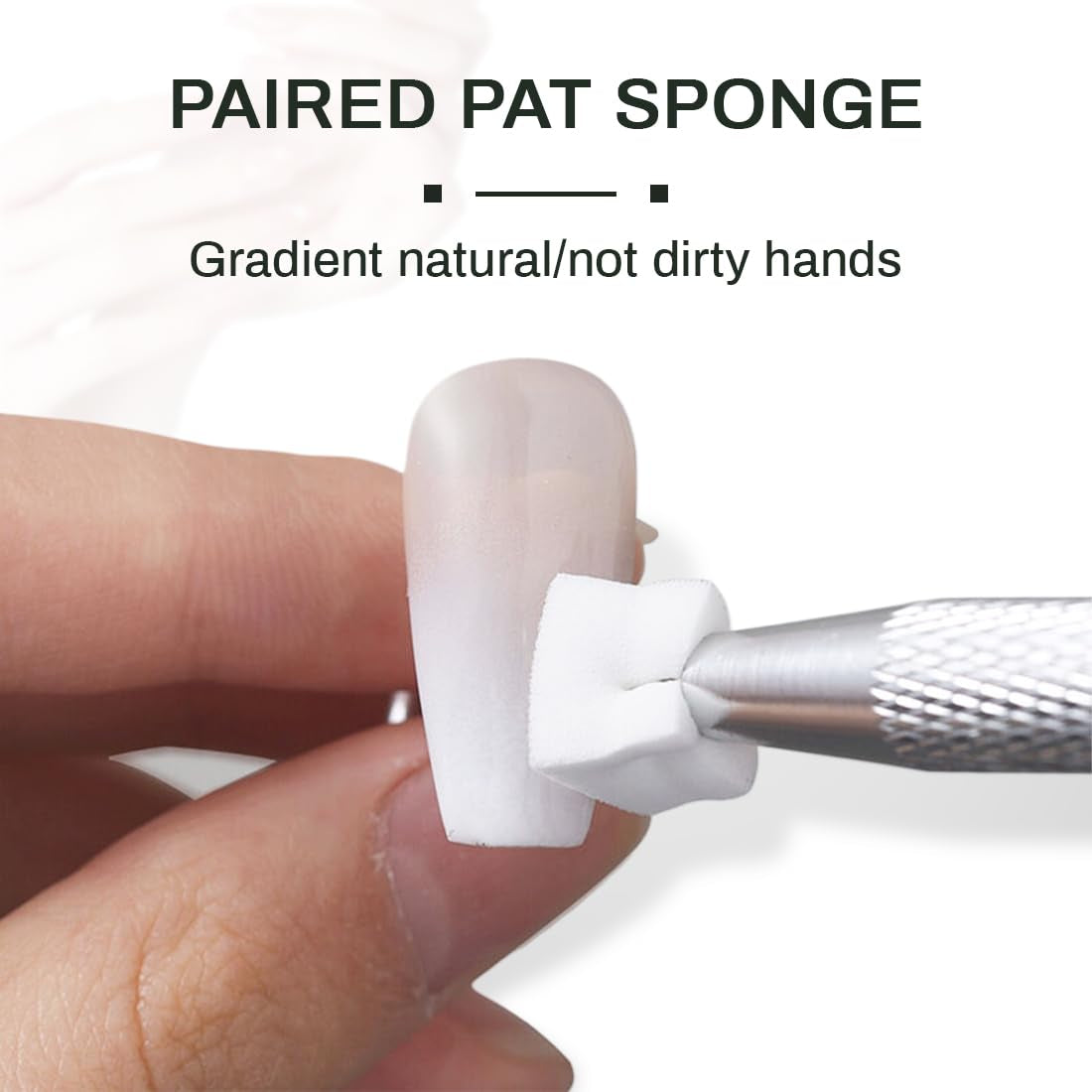 100 Stück Nail Art Schwamm Mit Metallgreifer, Sponge Brush Applicator, Sponge Nagel Pinsel, Maniküre Zubehör Für Nägel, Um Eine Varaudzen Van Gradient Nail Art Patterns Zu Ersetlen