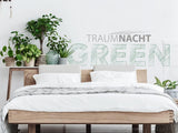 Traumnacht Groen Beddengoedset - All-Season Quilt 135X200 Cm + Kussen 80X80 Cm, duurzaam met microvezelhoes, geproduceerd volgens Duitse kwaliteitsnorm Dekbedden en dekbedden Naty Shop