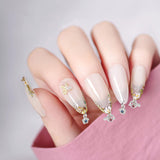 OLYCRAFT 24 stuks Nagelschmuck Ringe Dangle Nail Art Zubehör Mit Nagelpiercing Tool Nagelbohrer Manuelle Bohrer Aus Legierung Für Tips, Acryl, Gele en Decoratie