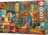 Educa - Puzzel van 1000 stukjes voor volwassenen | Bibliotheek. Afmetingen: 68 X 48 cm. Inclusief Fixpuzzel puzzellijm. 14 jaar lang (19925) Puzzle Naty Shop