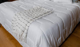 COLAS NORMAND Anti-mijt- en antibacterieel dekbed, licht, 200 X 200 cm, langdurige werking, perfecte hygiëne, microvezel, zacht en comfortabel, wasbaar, Frans, wit 53130248 Naty Shop Quilts en Quilts
