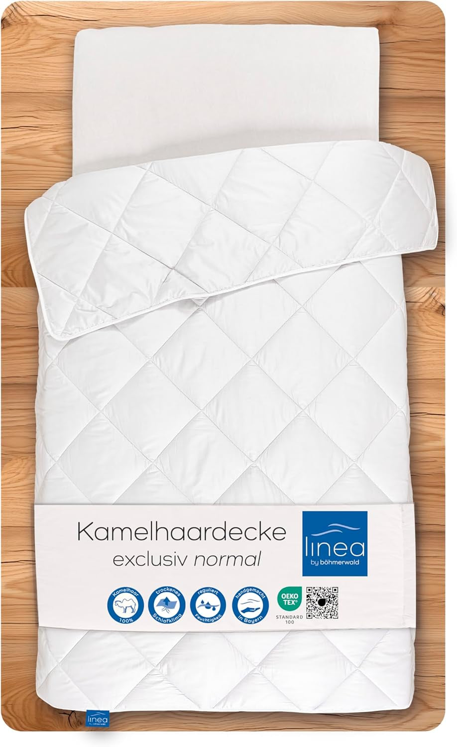 Quilt Exclusive, kameelhaar, wit, 200 X 200 Cm Naty Shop quilts en quilts 200 X 200 Cm