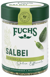 Fuchs, Salie, Zure noot, delicaat bitter voor Ravioli of Gnocchi, 14 gram Specerijen Naty Shop