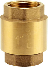 Gardena Messing Tussenventiel: Massief messing eenrichtingsventiel, 42 mm (G 1 1/4 inch) schroefdraad voor aansluiting op pompen (7232-20)