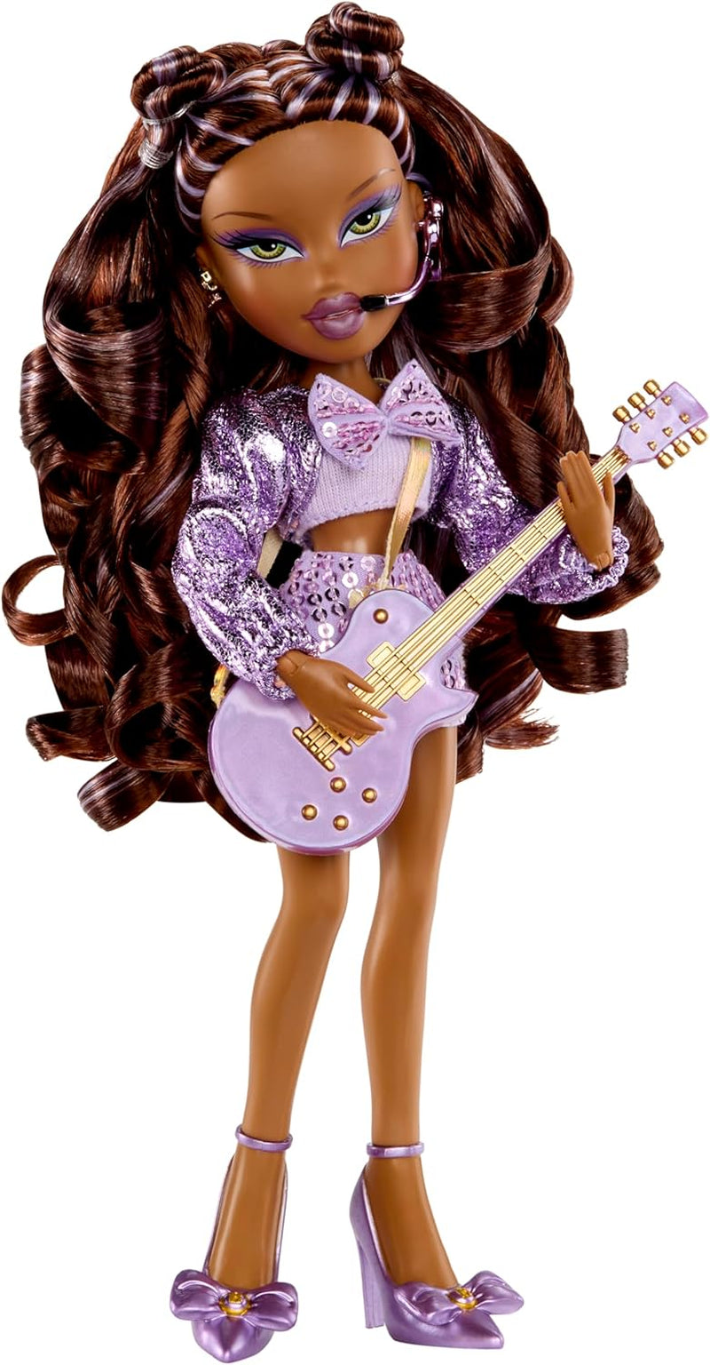 BRATZ Pop Starz Sasha – Modepop met sleutelhanger, outfit en muzikale accessoires om te verzamelen