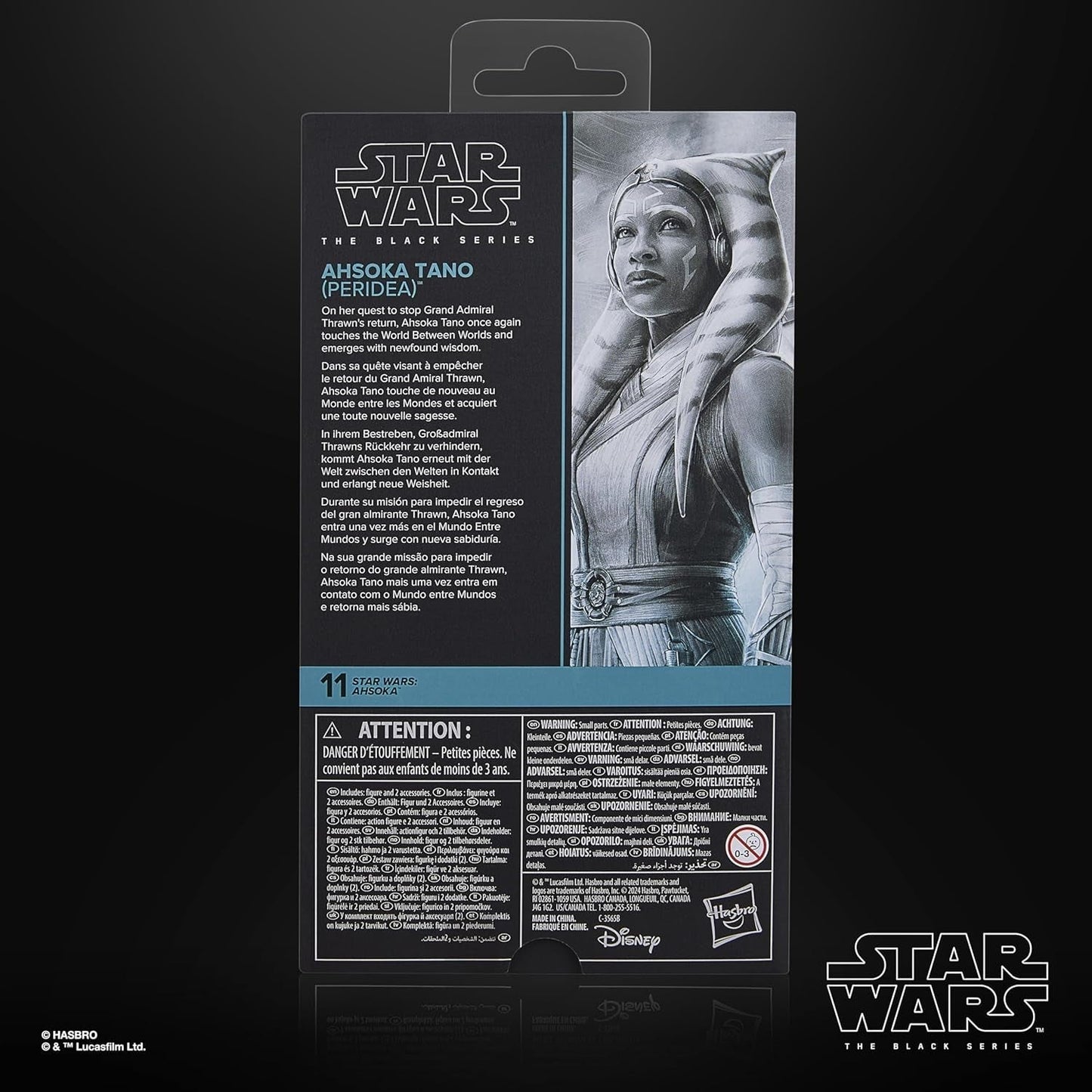 Star Wars Black Series Ahsoka Tano (Peridea), Ahsoka verzamelactiefiguur, actiefiguren van 15 cm Naty Shop