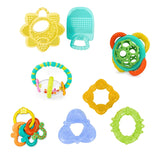 Bright Starts Little Shakers 6-delige cadeauset - Babyrammelaars en bijtringen BPA-vrij Gemakkelijk te vangen Unisex Newborn+