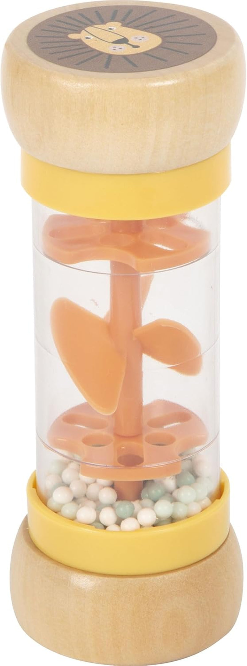 Small Foot rainmaker rammelaar "Safari", fascinerend zintuiglijk houten speelgoed, voor kinderen vanaf 6 maanden, 12458 Baby Toys Naty Shop Rattle Rainmaker