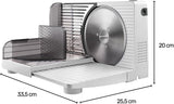 Cutmaster Compact, snijmachine, roestvrij staal, 100 W Shredders en Slicers Naty Shop