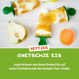FRECHE FREUNDE Perzik Appel Banaan Haver Biologische Fruitpuree met Granen in een Knijpbaar Zakje voor Baby's 6 Maanden + Veganistisch 6 Pack (6 x 100g)