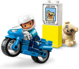 LEGO 10967 DUPLO politiemotor, Politiespeelgoed voor peuters vanaf 2 jaar, Ideaal speelgoed voor de motoriek van baby's, Speelgoedmotor Bouwsets Besuche den LEGO-Store
