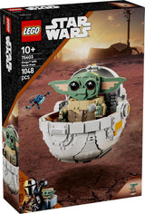 LEGO Star Wars 75403 Grogu in zijn Mandalorian Repulsor Cradle - Minifiguur om te verzamelen - Model om te bouwen, spelen en neer te zetten - Woondecoratie - Cadeau voor jongens en meisjes vanaf 10 jaar Bouwsets Besuche in LEGO-Store