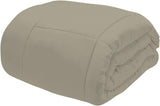 Italiaans beddengoed, winterdekbed, taupe/crème, 250X200Cm Dekbedden en dekbedden Naty Shop