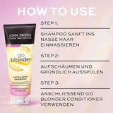 John Frieda Sheer Blonde Go Blonder Shampoo, 250 ml Douche en Bad Naty Shop