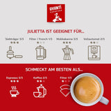AVANTI Julietta Espresso koffiebonen, 500g, 70% Arabica 30% Robusta, traditionele trommelbranding