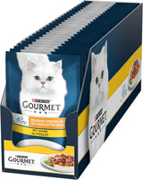 Gourmet Perle Select Strips Natvoer voor katten met kip, 26 stuks (26 x 85 g)