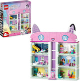 Lego 10788 Gabby's poppenhuis speelgoedset, 8 kamers en 4 verdiepingen Gabby's poppenhuis speelgoed met Pandi, Meerkat, Kuchi figuren en accessoires, cadeau voor 4-jarige meisjes, jongens en kinderen Bouwsets Besuche den LEGO-Store Single
