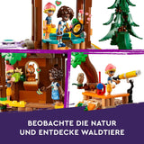LEGO Friends Boomhut op avonturenkamp, speelset voor meisjes en jongens vanaf 8 jaar met 5 figuren en 5 dieren, cadeau-idee voor creatieve spelletjes, sportspeelgoed, poppenhuis 42631 Bouwsets Besuche den LEGO-Store
