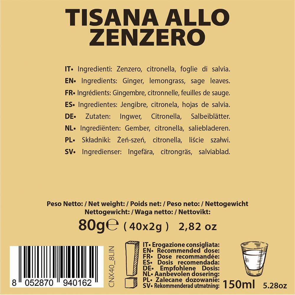 - Gember - Kapselmaschinen - exclusief compatibel met NESPRESSO - 40 doppen