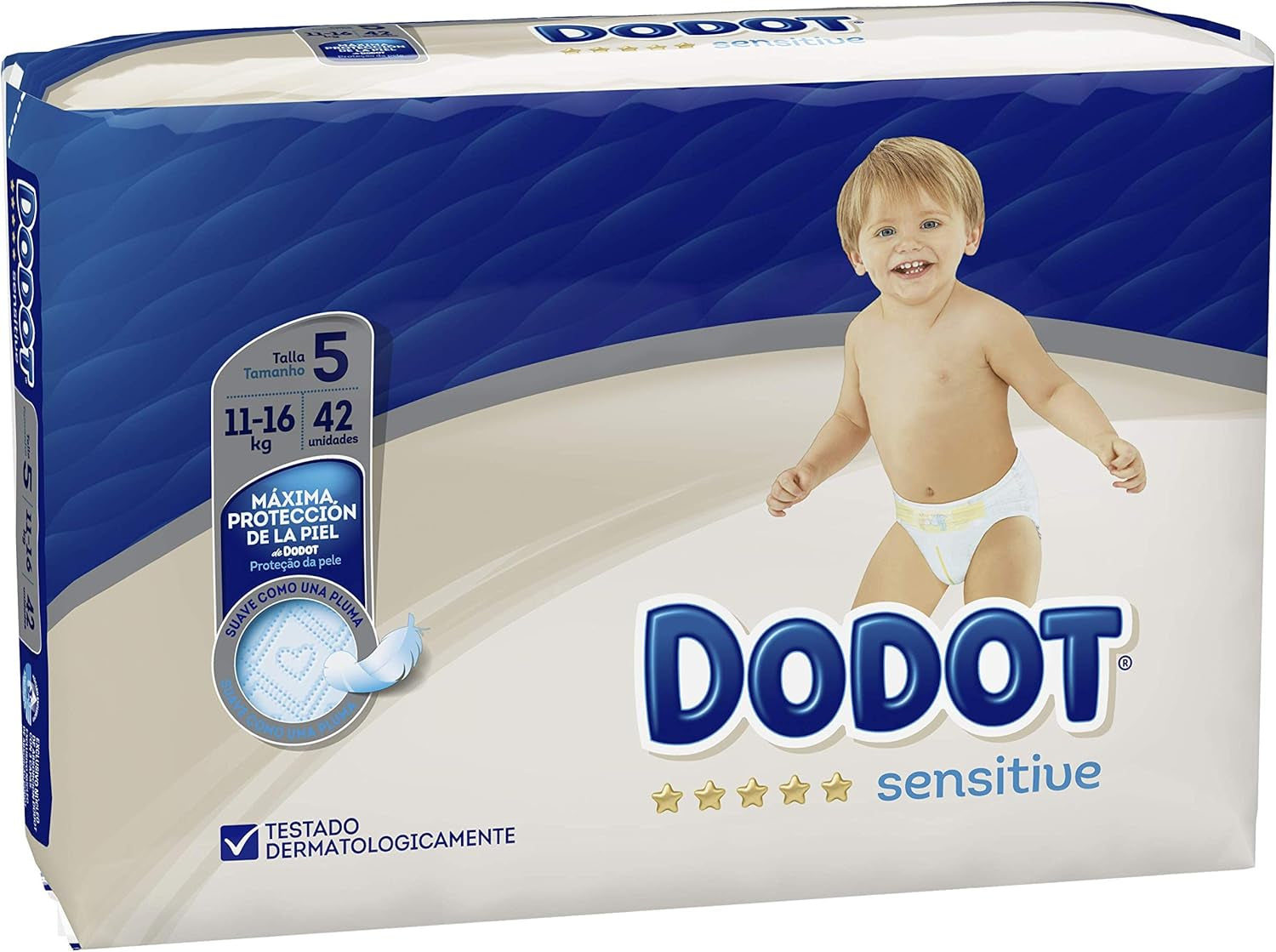 Gevoelige T5-luiers 11-16 kg 42 Uds