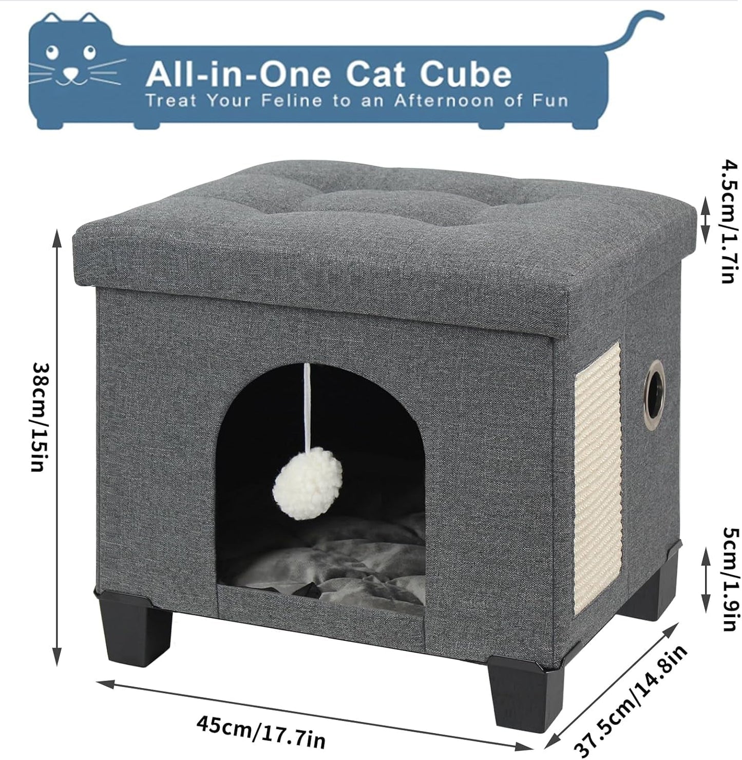 Dekens en meubels, Huisdieren, Grotten & Huizen, Katten, Kattenbedden, Katten - bedden, matrassen