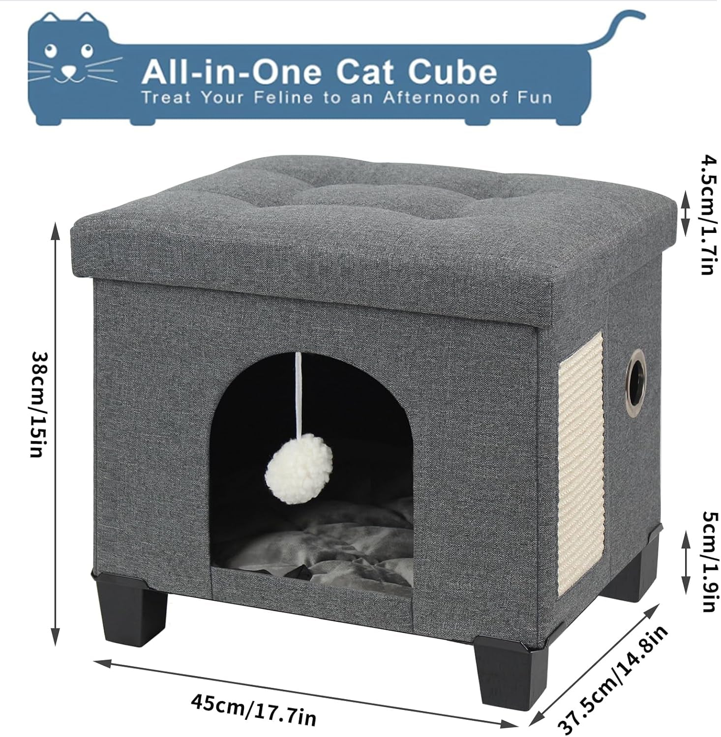 Dekens en meubels, Huisdieren, Grotten & Huizen, Katten, Kattenbedden, Katten - bedden, matrassen