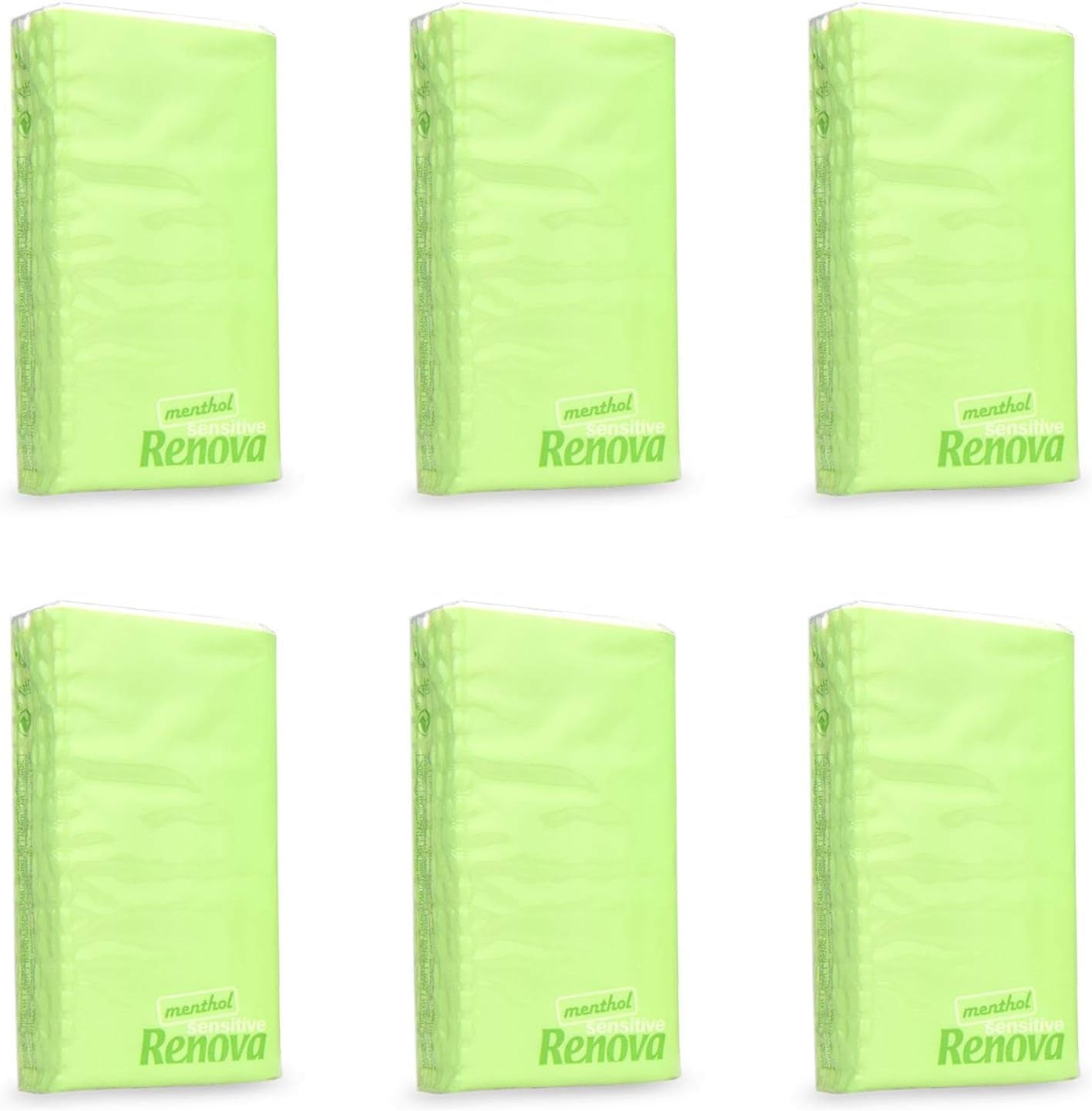Zakdoekjes Renova SENSITIVE MENTHOL 6-pack Normaal Wit 1 stuk (pak van 6)