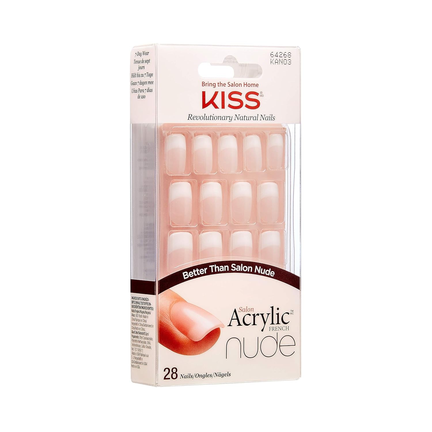 Kiss Nude Nails Cashmere & Nude Nails Geweldige nagels