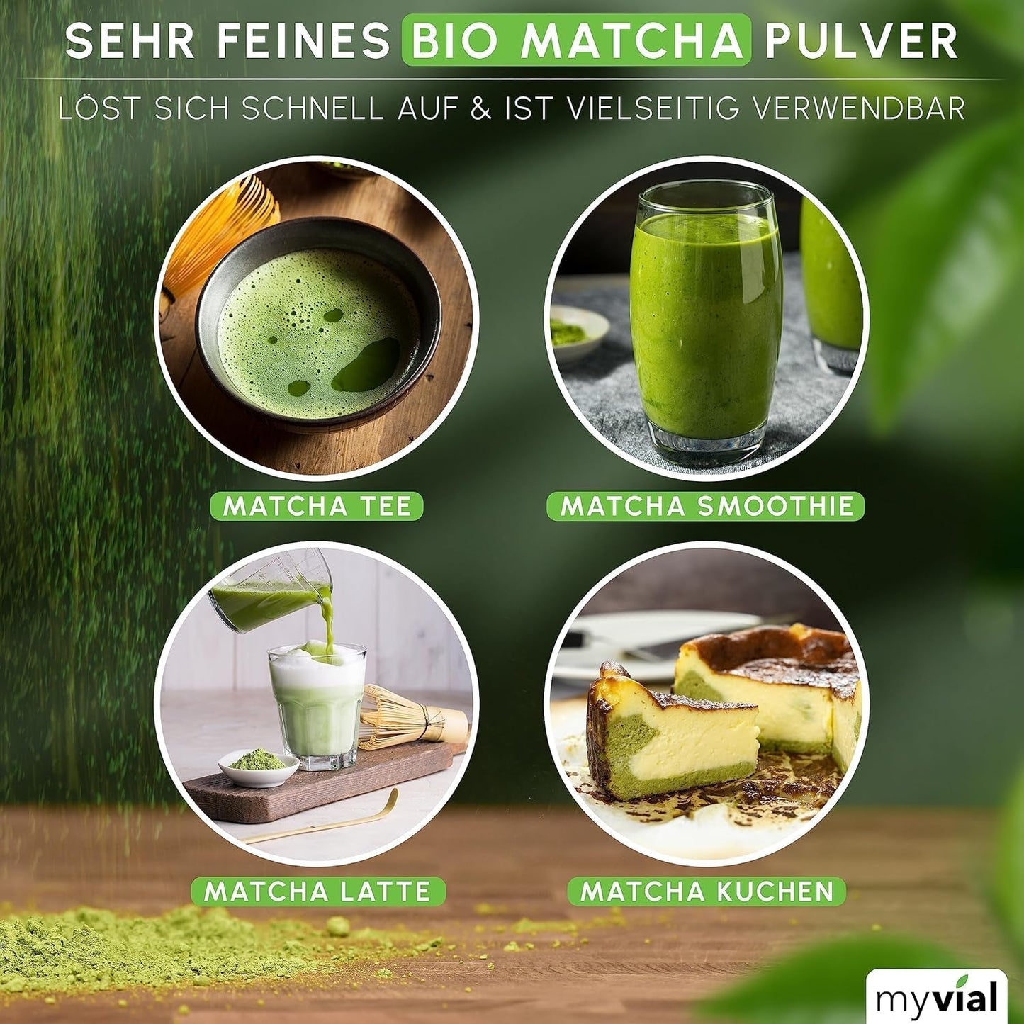 Biologisch Matcha Thee Premium Poeder 100g Hoogste Kwaliteit Groene Thee uit Japan Kagoshima - Perfect voor Smoothie Matcha Latte Japanse Groene Thee Veganistisch Geen Additieven Plastic Gratis Verpakking