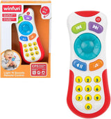 winfun 44722 Geen karakter Mijn eerste controller met geluiden, Veelkleurig, S Babyspeelgoed Naty Shop