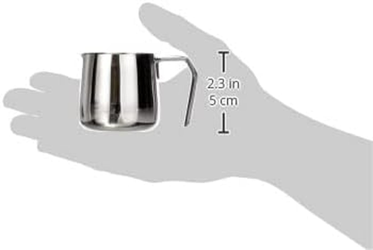 Cilio 0000201383 Latte Macchiato karaf, roestvrij staal, zilver, 6,4 x 7,4 x 7,6 cm