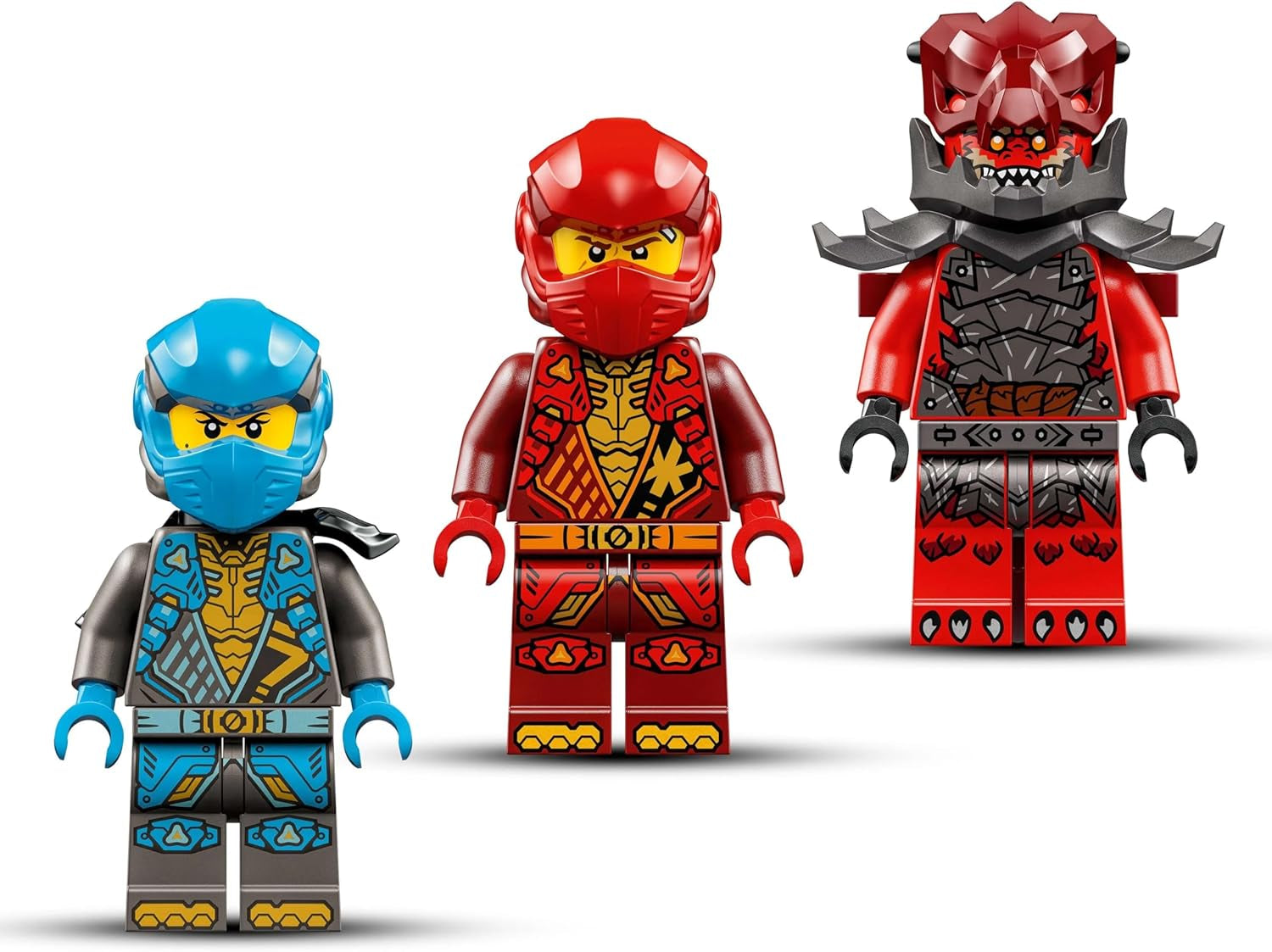 LEGO NINJAGO Kai's Storm Rider Mecha - Vliegend motorspeelgoed met 3 minifiguren - Mecha met beweegbaar hoofd, armen en benen - Bouwspeelgoed - Cadeau voor jongens en meisjes vanaf 7 jaar 71830 Bouwsets Besuche den LEGO-Store