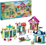 LEGO Disney Princess: Disney Princess avonturenmarkt, speelgoedhuis met 4 poppen waaronder Assepoester en Ariël, speelset met schatkaart, cadeau voor meisjes en jongens vanaf 6 jaar 43246 Bouwsets Besuche den LEGO-Store Single