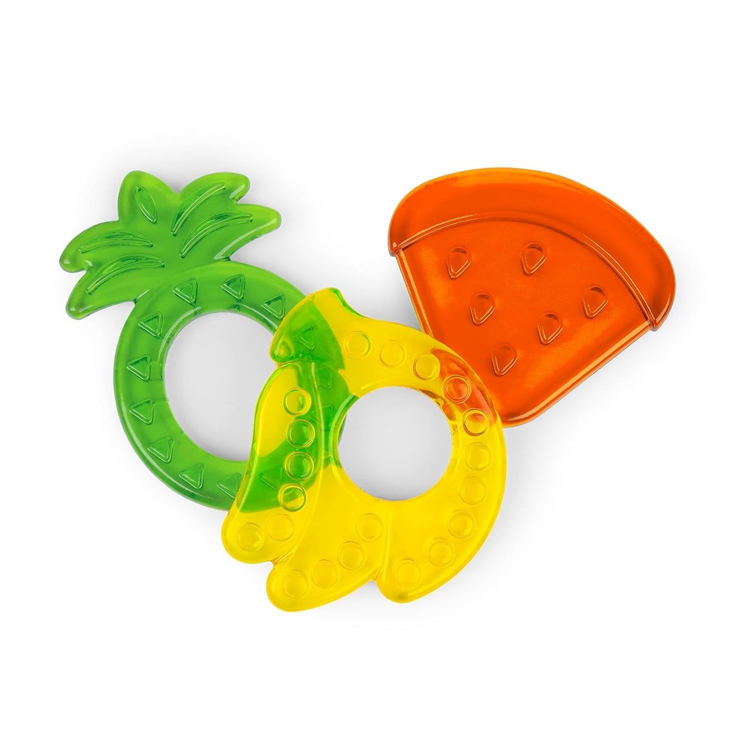 Bright Starts Juicy Chews, 3 BPA-vrije bijtringen, voor alle baby's vanaf 3 maanden