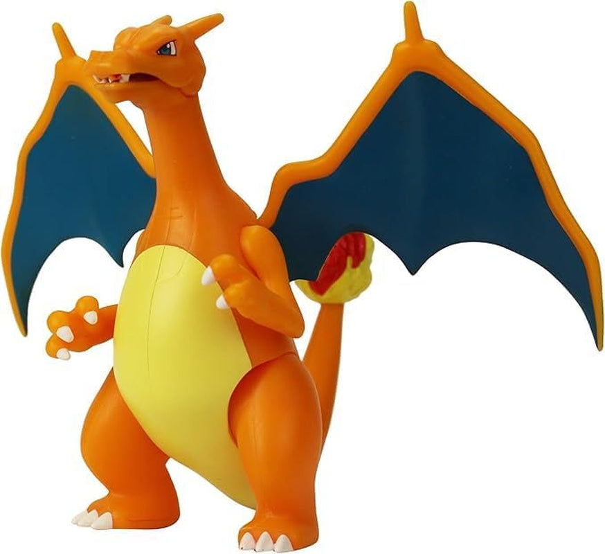 Pokémon PKW0368 - Battle Feature Figure - Glurak Officieel beweegbaar figuur 11,5 cm Actiefiguren Naty Shop
