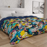 PETTI Artigiani Italiani - Winterquilt, Winterquilt, Eenvoudige quilt, Dubbelzijdig, Monocolor en digitaal printen, 100% hypoallergene microvezel, Made in Italy Naty Shop quilts en quilts
