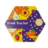 ACORUS | Luxe fruittheeservies | Cadeauset met natuurlijke theeën in 6 smaken | Kruidenthee, vruchtenthee | Assortiment thee | Theedoos met 60 theezakjes