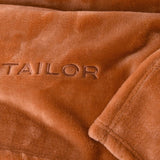 TOM TAILOR Wellsoft Deken, 150X200 Cm, 100% Polyester/ Wellsoft, geborduurd met logo, WELLSOFT BLANKET Oranje (Warm Coral) Dekens en dekbedden Naty Shop