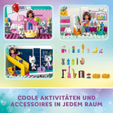 Lego 10788 Gabby's poppenhuis speelgoedset, 8 kamers en 4 verdiepingen Gabby's poppenhuis speelgoed met Pandi, Meerkat, Kuchi figuren en accessoires, cadeau voor 4-jarige meisjes, jongens en kinderen Bouwsets Besuche den LEGO-Store