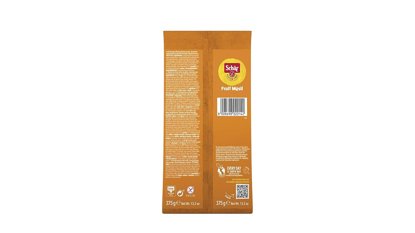 Früchtemüsli, 375 g verpakking