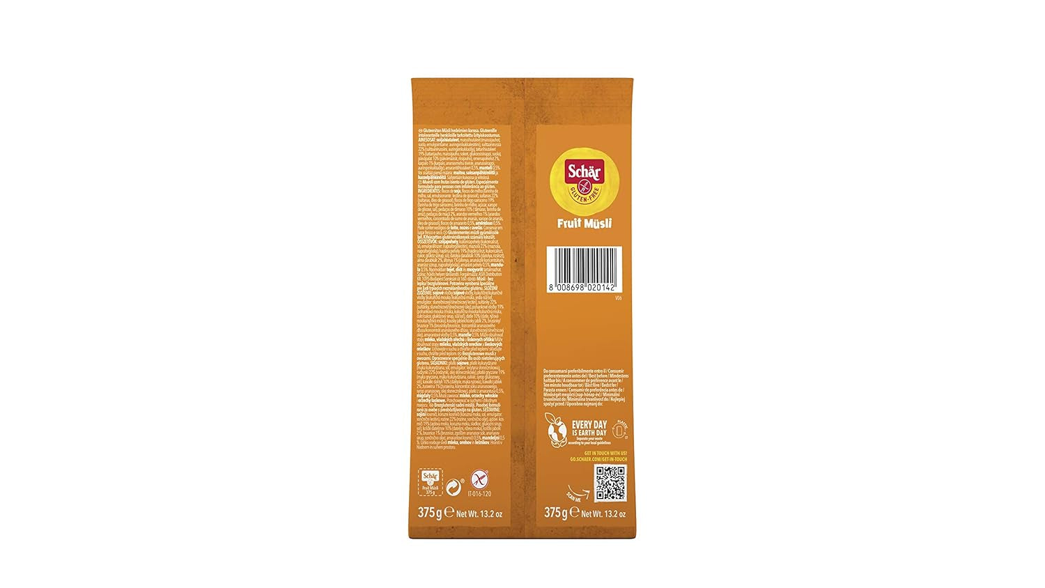 Früchtemüsli, 375 g verpakking