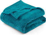 Utopia Bedding Gezellige fleecedeken [228x228 cm, grijs] Zachte, lichte, warme en pluizige deken Comfortabele en ademende deken voor slaapbank, slaapbank, bedden en dekens Besuche den Utopia Bedding-Store Turquoise 220X240 Cm