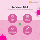 Goodbake Neonlebensmittelfarben 6 Farben Set – Intensieve Lebensmittelfarbe – Lebensmittelfarbpaste – Zum Einfärben Von Torten, Fondant, Botercreme Uvm. – 100% veganistische Naty Shop