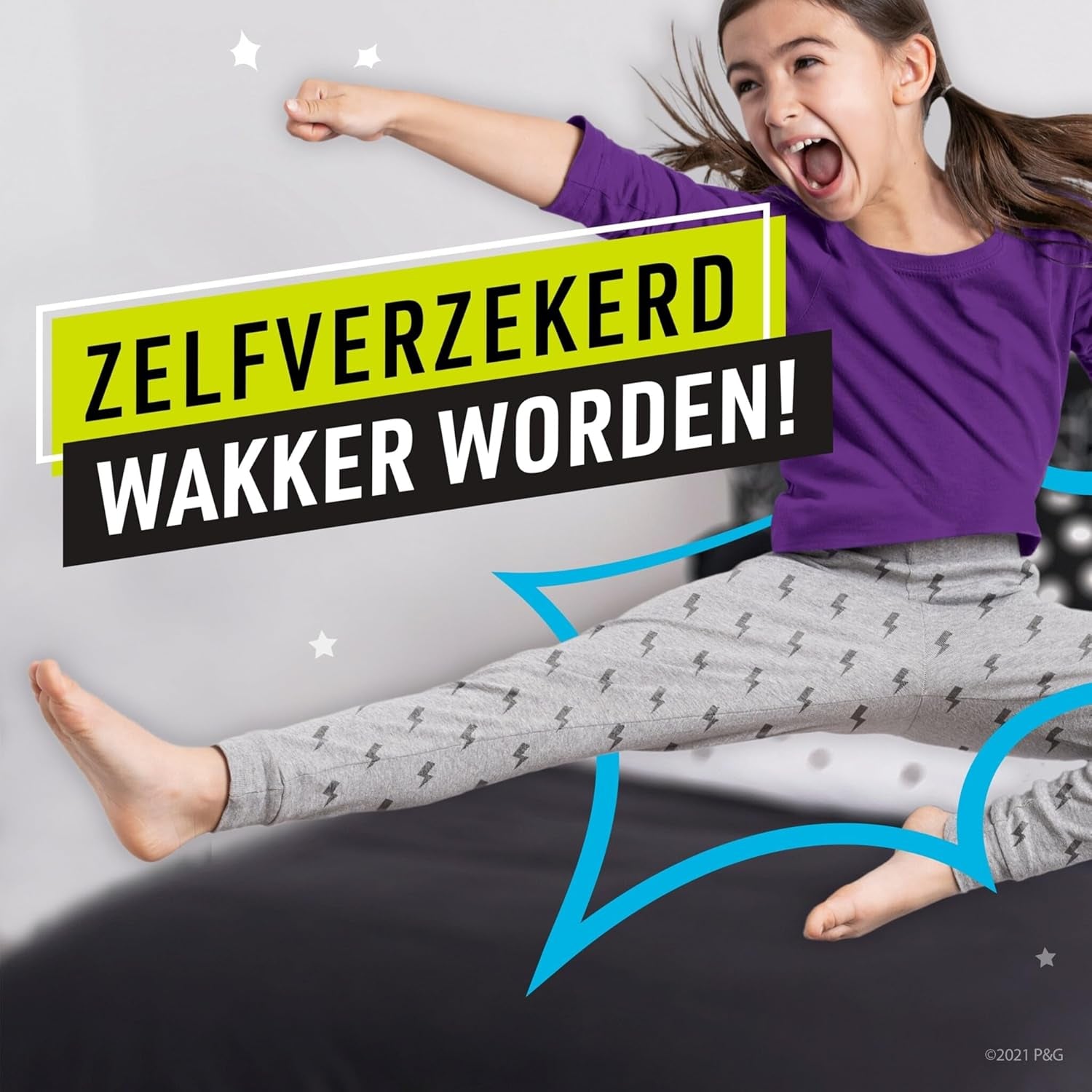 Pampers Pyjamabroek Effen Kleur Harten 4-7 Jaar 60 Pyjamabroek 17-30kg All Night Lekbescherming